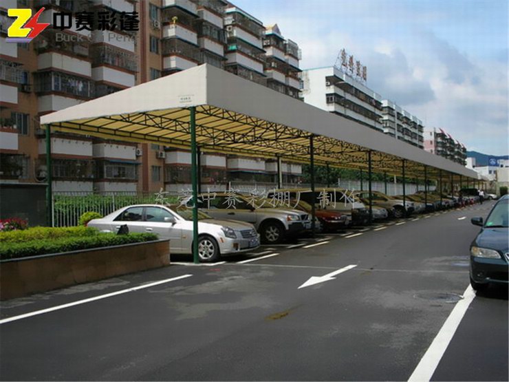 长廊式停车棚